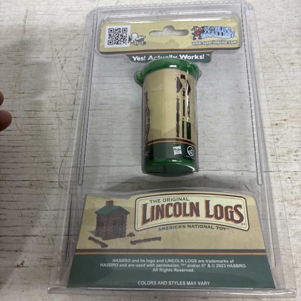 Worlds Smallest 542SK Lincoln Logs Toy 49 pc - NEW -
